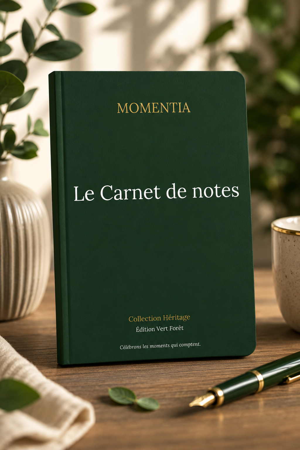 Le Carnet de notes – Collection Héritage · Édition Vert Forêt