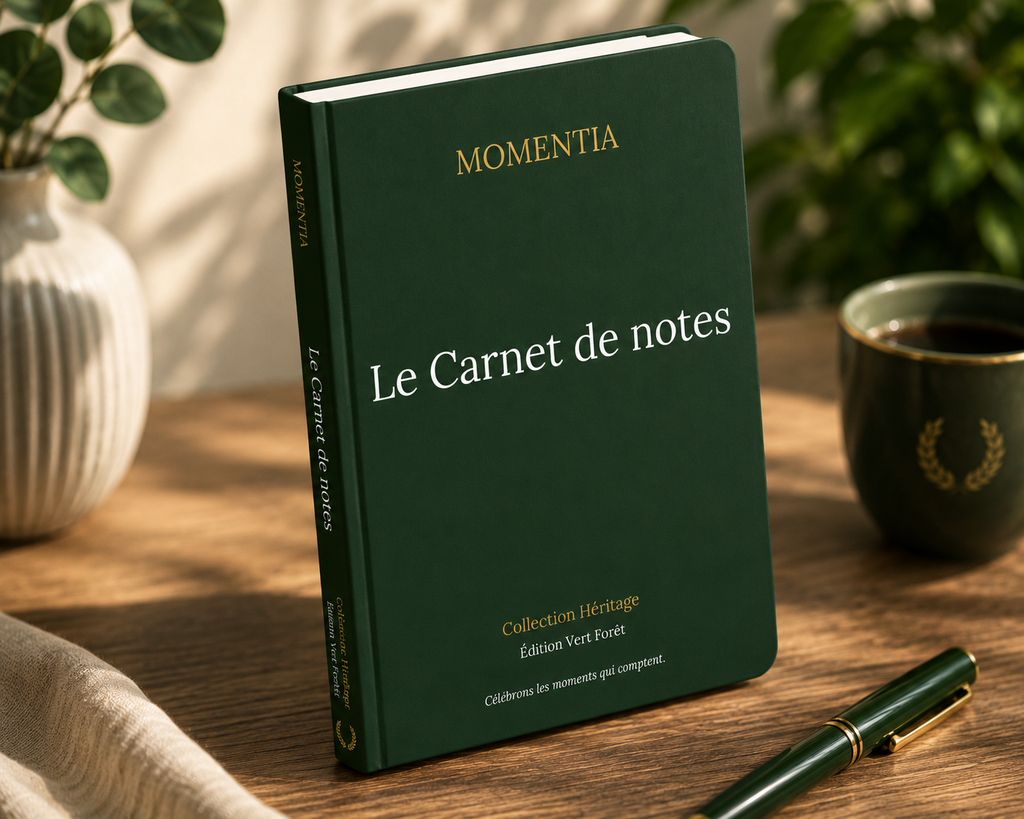 Le Carnet de notes – Collection Héritage · Édition Vert Forêt